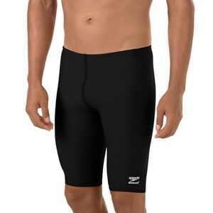 Speedo Endurance + Black Competitive Swimming Training Jammer Bathing Suit